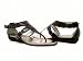 Calvin Klein Size 7 M Womens Black SHIOMI KIDSKIN Thongs