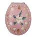 Trimmer Sand and Shells Toilet Seat Cover - Pink