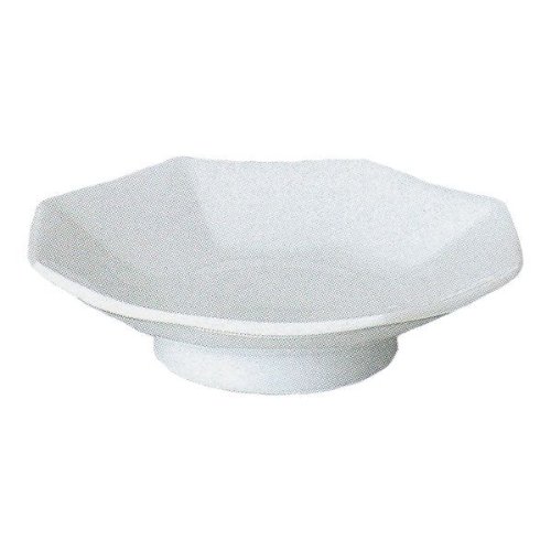 八角シューマイ　チャーハン皿　ホワイト　白翔　中華食器　美濃焼　業務用食器