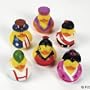 One Dozen (12) Around the World Multi-Cultural Theme Rubber Ducks