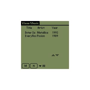 Mobile Music List downloadable Software