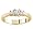 18k Yellow Gold Three-Stone Diamond Ring (G/VS2, 1/4 ct. tw.)