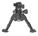 Versa Pod Bipod,Model 49 Super-Short Prone with Pan/Tilt and Cant Friction Lock.Extends from 5