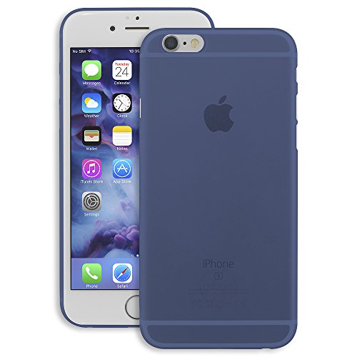 iPhone 6s Case - OZAKI O!coat [JELLY PRO] 360° Ultra Slim &amp; Light Weight Integrated Case for iPhone 6 &amp; 6s (4.7) / Matte Finish Hard Case / Anti-fingerprint / Anti-Slip / Anti-scratch - Midnight Blue