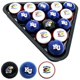 Kansas Jayhawks Officially Licensed Billiard Balls by Frenzy Sports Kansas Jayhawks Officially Licensed Billiard Balls by Frenzy Spo