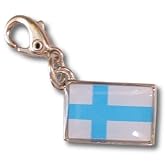NATIONALFLAG 国旗柄ファスナーホルダー フィンランド共和国 07112-3