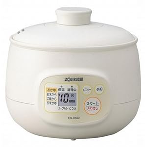 【クリックで詳細表示】ZOJIRUSHI マイコンおかゆメーカー 茶わん5杯分 EG-DA02-WB ホワイト