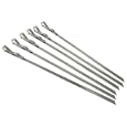 Steven Raichlen Best of Barbecue SR8025 Signature Stainless Steel Skewers, Set of 6 (3/8-inch Wide)
