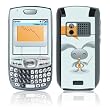 OOPS Design Protective Skin Decal Sticker for Palm Treo 680 Cell Phone