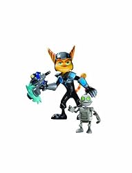 DC Unlimited Ratchet  and  Clank: Series 2: Holo-Armor Ratchet with Clank Action Figure