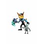 DC Unlimited Ratchet  and  Clank: Series 2: Holo-Armor Ratchet with Clank Action Figure