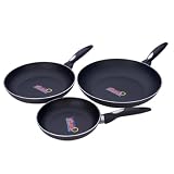 MIU Aluminum 3-Piece Fry Pan Set