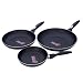 MIU Aluminum 3-Piece Fry Pan Set