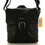 Fossil Decker Schwarz MBG1164-001 Herren Umhängetasche,Messenger Bag Leder Glattleder MBG1164001