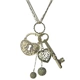 Xhilaration� Long Metal Charm Multi-Strand Necklace