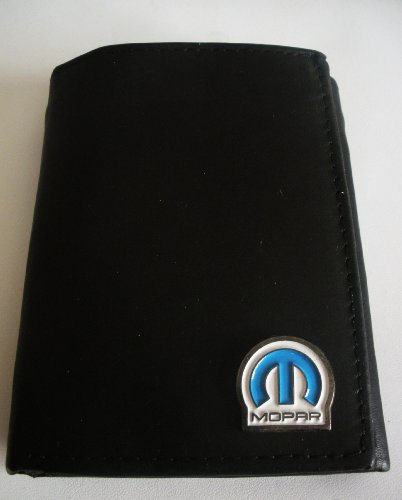 Mopar "Blue M" Tri-fold Italian Leather Wallet