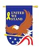 United We Stand Flag Indoor/outdoor 28" X 44"