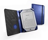 Tuff-Luv "Embrace" Tasche H??lle f??r Amazon Kindle Touch - Buch Stil - "electric" blau