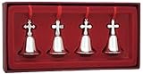 Reed & Barton Miniature Cross Bells, set of four