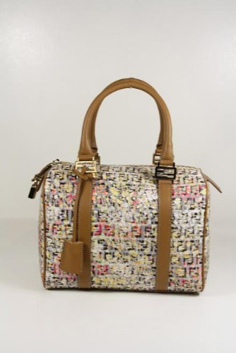 Fendi Handbags Floral Sequin Canvas and Leather BL068