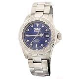 Invicta Mens Diamond Automatic 25J Watch w Blue Dial ZW2527 by Invicta