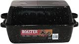 Granite Ware 19.5 x 13 x 9.5 Inch Covered Rectangular Roaster