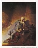 Kitchen & Housewares : The Prophet Jeremiah Mourning over the Destruction of Jerusalem, 1630 Art Poster Print by Rembrandt van Rijn, 9x11