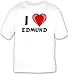 I Love Edmund T-shirt