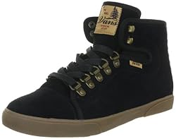 Vans Hadley Hiker VNKR67I, Damen Klassische Sneakers, Schwarz ((Hiker) black/tan), EU 38 (US 7.5)