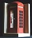 British Telephone Box Bookend. Hand-made Architectural Model By Timothy Richards