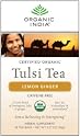 Organic India, TULSI TEA, ORGANIC, LEMON GINGER - 18 BAG
