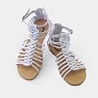 White Charisma Gladiator Women Sandal