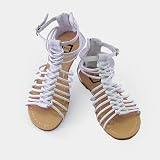 White Charisma Gladiator Women Sandal