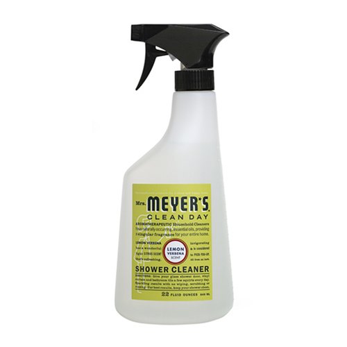 Mrs. Meyer's Clean Day Shower Cleaner, Lemon Verbena, Case of 6 - 22 Ounce Bottles (132 Ounces)