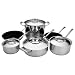 MIU Stainless 10-Piece Cookware Set