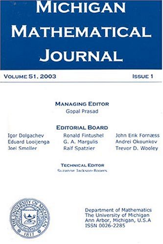 Michigan Mathematical Journal