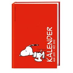 Snoopy Sch�leragenda A6 2012: 17-Monats-Kalender