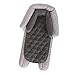 Carter's Infant 2-in-1 Head Support for Carseats and Strollers Diamond, Grey