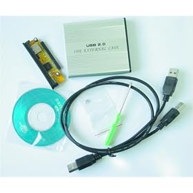 Enclosure USB 2.0 1.8" USB 2.0 External Hard Disk Drive Enclosure Case fixed disk w/ Free Screwdriver