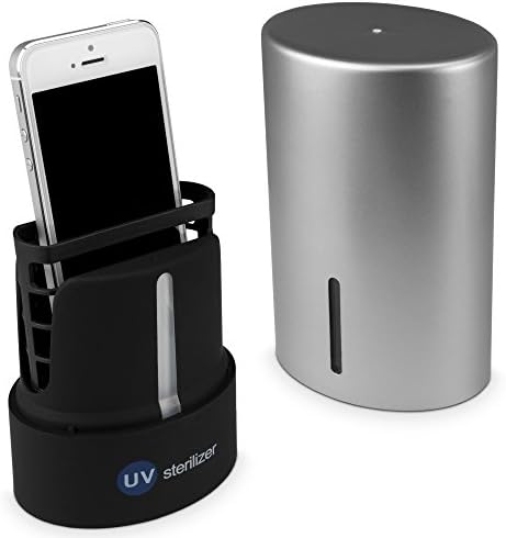 BoxWave FreshStart Sony Xperia E4 UV Germicidal Sanitizer - Portable Phone Cleaner Works With Smartphones, MP3 Players, Earbuds, Headsets and More! (Silver)