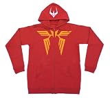 ガンダム シャア 制服天竺パーカー レッド サイズ：M