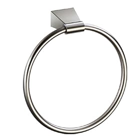  Gatco 4732 Bleu Towel Ring, Satin Nickel