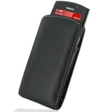 PDair V01 Black Leather Case for Nokia Asha 303