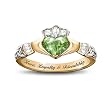 Love, Loyalty & Friendship Reflections Of Ireland Color-Changing Claddagh Ring by The Bradford Exchange