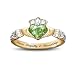 Love, Loyalty & Friendship Reflections Of Ireland Color-Changing Claddagh Ring by The Bradford Exchange