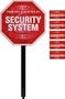 GE 45400 SmartHome Security Yardstake with Window Stickers