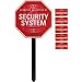 GE 45400 SmartHome Security Yardstake with Window Stickers