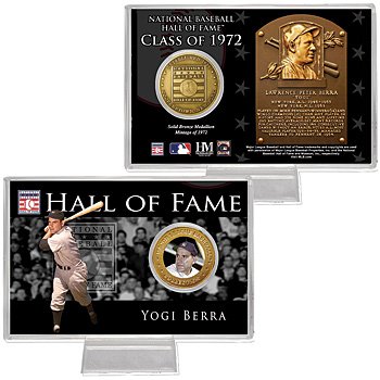 New York Yankees Yogi Berra Hall of Fame Coin Card