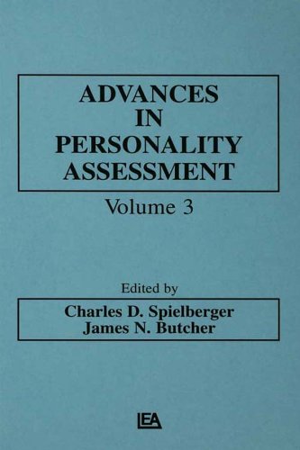 Advances in Personality Assessment: Volume 3 (Advances in Personality Assessment Series)