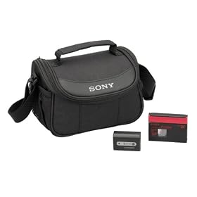 Sony ACCDVH Accessory Kit w NPFH50 Battery, LCS-KHD Case & DVM60PRL Cassette for Sony... by Sony